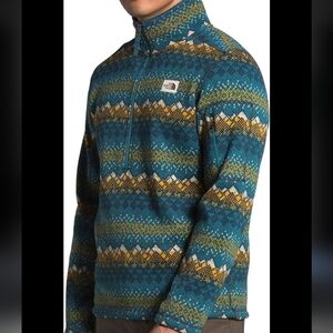 The North Face Novelty Gordon Lyons 1/4-Zip Fleece Pullover Jacket size XXL